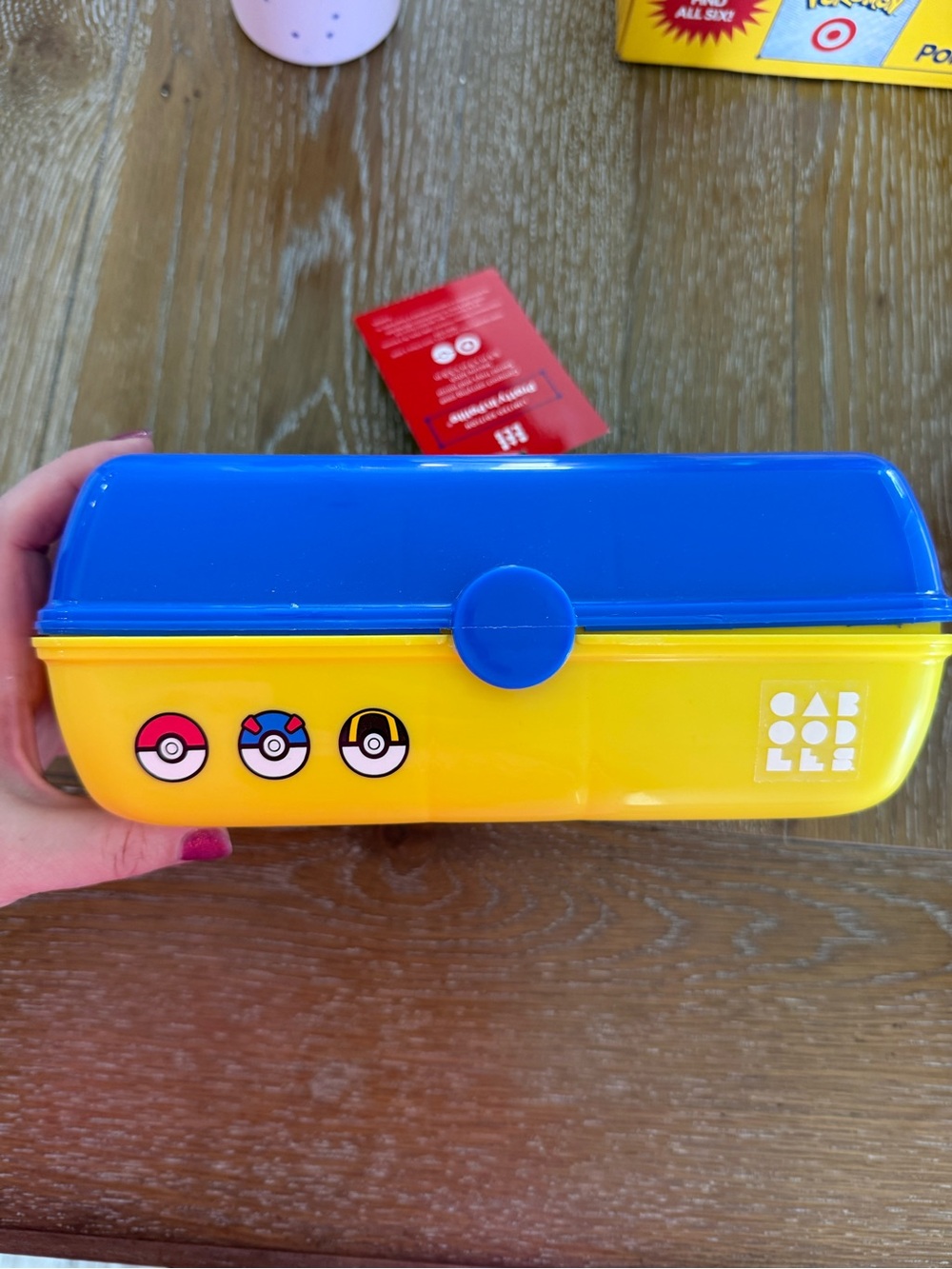 Caboodles Blue and Yellow Pokemon x Target Storage Case